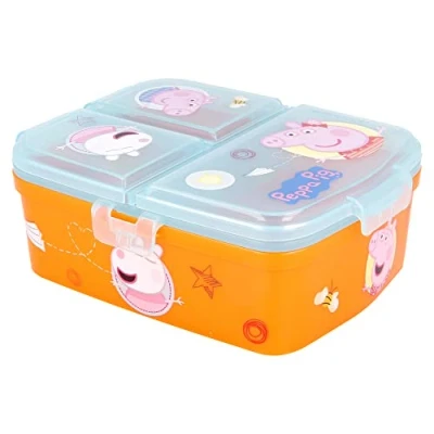 Afbeelding van Peppa Pig Brooddoos met meerdere compartimenten 8412497412990
