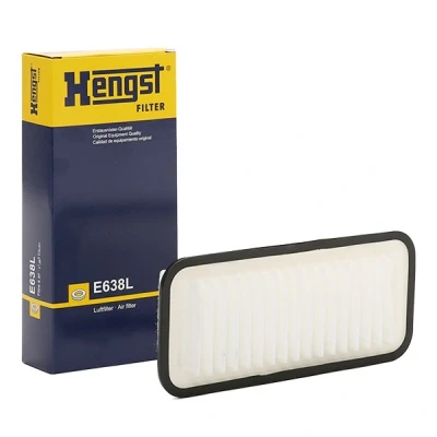 Afbeelding van HENGST Filter E638L Luchtfilter 45 115 260 insert TOYOTA: Yaris III Hatchback, II I CITROËN: C1