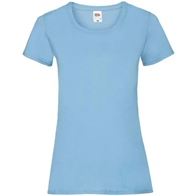 Afbeelding van Fruit of the Loom T shirt voor heren, Blauw (Sky Blue)