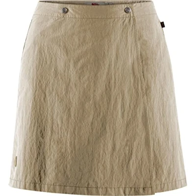 Afbeelding van FJALLRAVEN Travellers MT Skort Dames Beige Maat 42