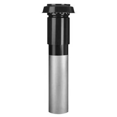 Afbeelding van Burgerhout Easy Air geisoleerde dakdoorvoer zwart 160