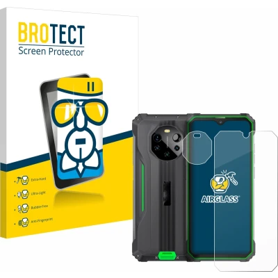 Afbeelding van BROTECT Screenprotector voor Blackview BL8800 5G (Voor+Camera) Folie Beschermfolie Beschermglas transparant