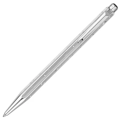 Afbeelding van Caran d&#039;Ache Cosmic Blue BalPen &amp; Leather Pen Pouch Special Edition