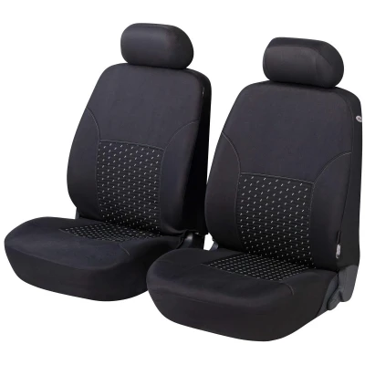 Afbeelding van WALSER DotSpot 11938 Stoelhoes Zwart/Grijs Polyester Voor VOLKSWAGEN: Polo V Hatchback, Caddy 3, IV OPEL: Astra G Saloon, Zafira B