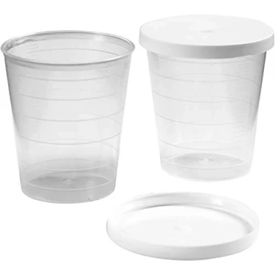 Image de Gobelets réutilisables avec Couvercle 30 ml x 75pcs