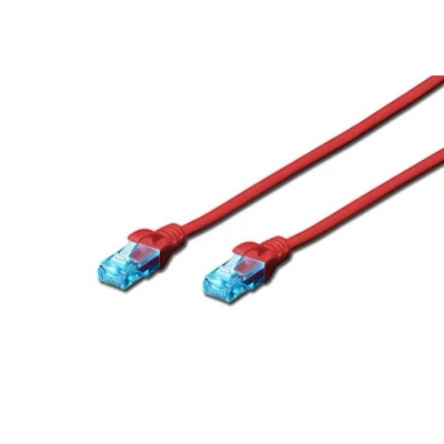 Image de DIGITUS Ecoline cordon de raccordement 2 m rouge