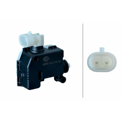 Afbeelding van HELLA 6NW 312 112 031 Stel element, centrale vergrendeling Voertuigtankklep BYD: Tang II EV Vierwielaandrijving 2020