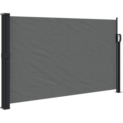 Afbeelding van Windscherm uittrekbaar 120x300 cm antracietkleurig