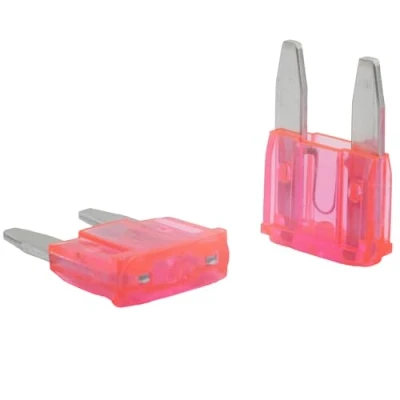 Afbeelding van SeKi 5 stuks mini platte zekeringen 4A roze 32V/DC voor boot, aanhanger, vrachtwagen, caravan