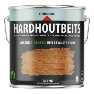 Afbeelding van Hermadix Tuindecoratiebeits Transparant 766 Bruin Naturel 2,5 liter Tuinbeits