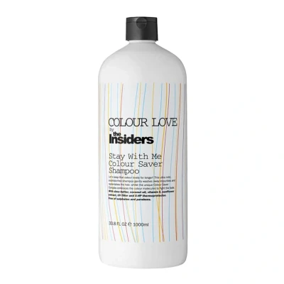 Afbeelding van The Insiders Colour Love Stay With Me Saver Shampoo 1000ml Haibu by Kapperskorting.com