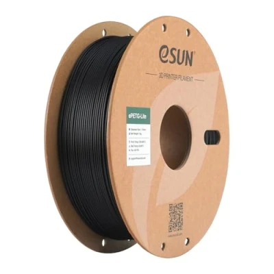 Afbeelding van eSUN PETG filament 1,75 mm, met hoge sterkte, 1 kg spoel 3D printerfilament voor printers, zwart