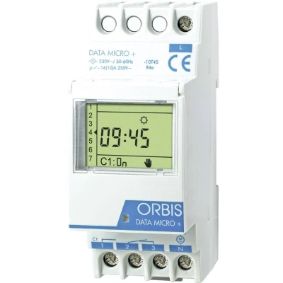 Afbeelding van ORBIS Zeitschalttechnik DATA MICRO + 230V DIN rail schakelklok Digitaal 250 V/AC
