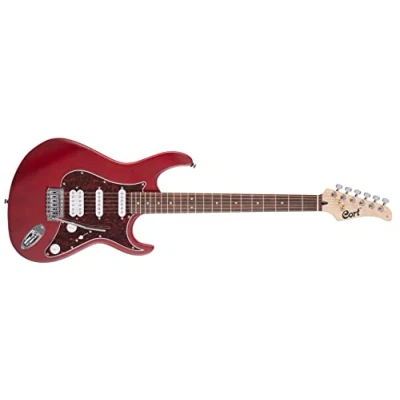 Afbeelding van Cort G110 Open Pore Cherry Elektrische gitaar rood