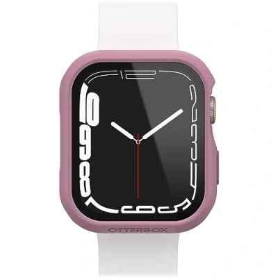 Afbeelding van Bumper Otterbox Eclipse met geïntegreerde displaybescherming voor Apple Watch Series 9/8/7 45mm, gehard glas, schokbestendig, valbestendig, beschermhoes Watch, lichtroze