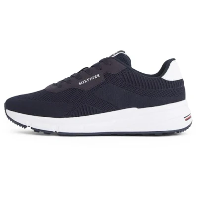 Afbeelding van Tommy Hilfiger Lightweight RWB Sneakers laag, Heren, Maat: 44, Desert sky Polyester