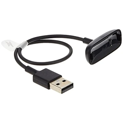 Image de Fitbit Câble de charge uniquement USB (alimentation uniquement) mâle noir pour Inspire 2