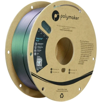 Afbeelding van Polymaker PA02085 Starlight Filament PLA kunststof Meerkleurig, Kleurverandering 1.75 mm 1000 g Comet PolyLite™ 1 stuk(s)