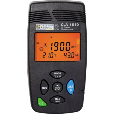 Afbeelding van Chauvin Arnoux C.A 1510 black Kooldioxidemeter 0 5000 ppm Met datalogger
