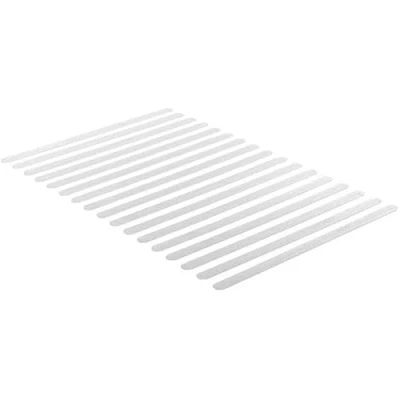 Afbeelding van Antislipstrips voor trappen, 17 stuks, transparant, zelfklevend, van kunststof