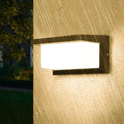 Afbeelding van CHENBEN Buitenwandlamp, 18 W, IP65, 3000 K aluminium led wandlamp voor buitenmuur, tuin, terras, garage enz.