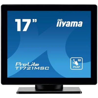 Afbeelding van Iiyama ProLite T1721MSC B2 Touchscreen monitor Energielabel: E (A G) 43.2 cm (17 inch) 1280 x 1024 Pixel 5:4 5 ms VGA, HDMI, Audio Line out, USB IPS LED