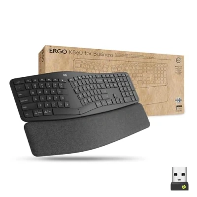 Afbeelding van Logitech K860 for Business toetsenbord Bluetooth Zwitsers Grafiet