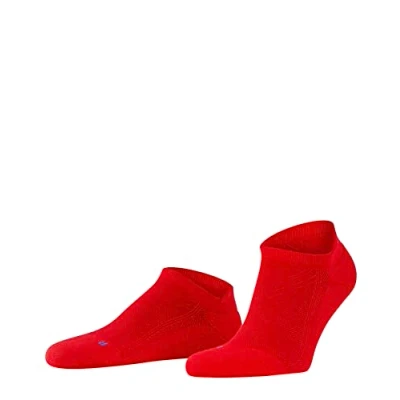 Image de FALKE Cool Kick Sneaker U SN respirantes unies 1 paire, Chaussettes basses Mixte, Rouge (Fire 8150), 46 48