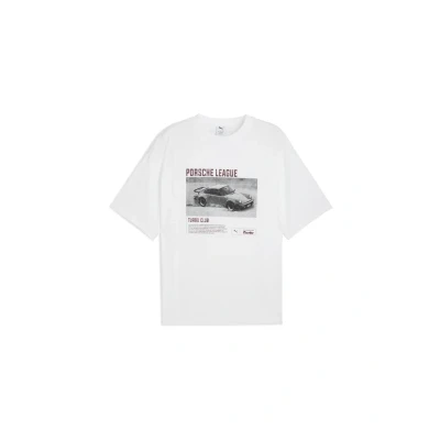Afbeelding van PUMA x PORSCHE LEGACY 2 T shirt met print voor Heren, Wit, Maat S