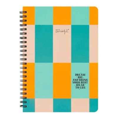 Afbeelding van Mr. Wonderful A5 notitieboek Dream big and bring your best ideas to life