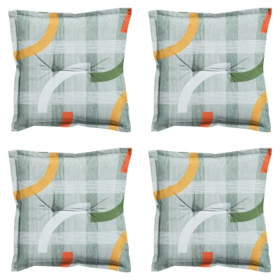 Afbeelding van Madison Zitkussen Tess orange Ca. 50x50 cm Set van 4