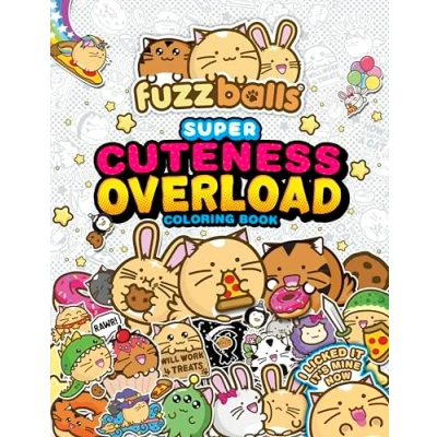Afbeelding van Fuzzballs Super Cuteness Overload Coloring Book
