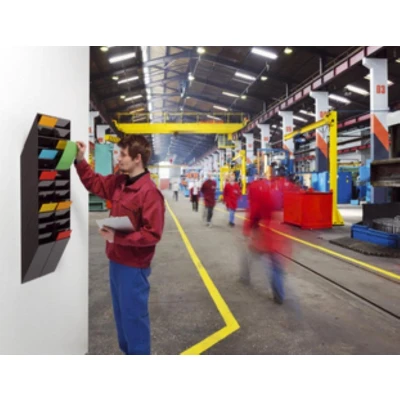Afbeelding van Durable Folderhouder Flexiboxx 12 A4 Transparant Sorteerrek