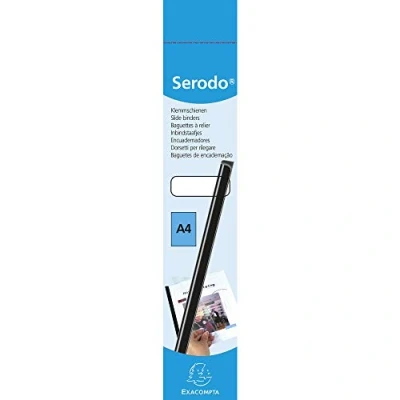 Afbeelding van EXACOMPTA Serodo 397081E bindstaafjes om handmatig te binden, 3 mm, zwart, 25 stuks