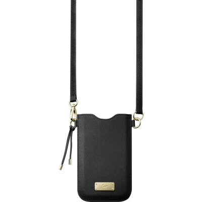 Afbeelding van Laut pouch sleeve ketting hoesje tas universeel smartphone Zwart
