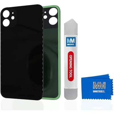 Afbeelding van MMOBIEL Back Cover incl.Tape voor iPhone 11 6.1 inch Zwart