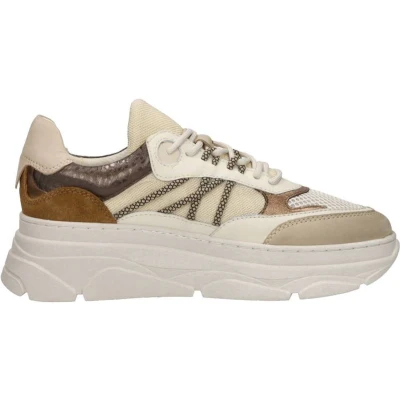 Afbeelding van SUB55 LAAG Sneakers laag, Dames, Maat: 37, Beige Leer