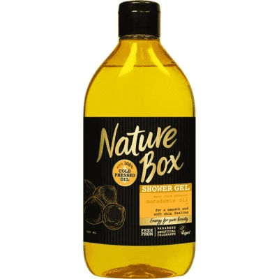 Afbeelding van Nature Box Macadamia Vegan Douchegel 385ml
