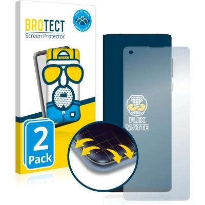 Afbeelding van BROTECT Screenprotector voor Motorola Edge Folie Beschermfolie matte volledig dekking (2 Stuks)