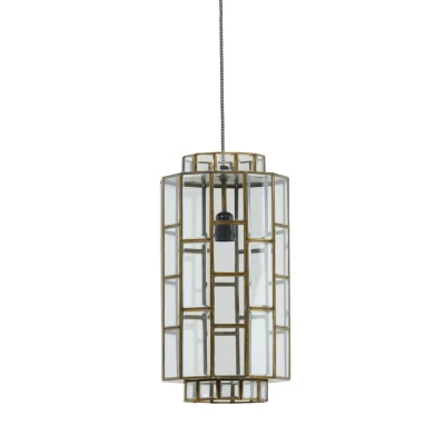Afbeelding van Light &amp; Living Hanglamp Søstrene 24x24x45 Brons