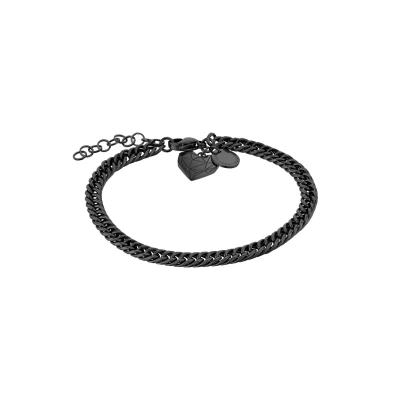 Afbeelding van Liebeskind Berlin Broken Heart Armband, Dames, Maat: One Size, Schwarz