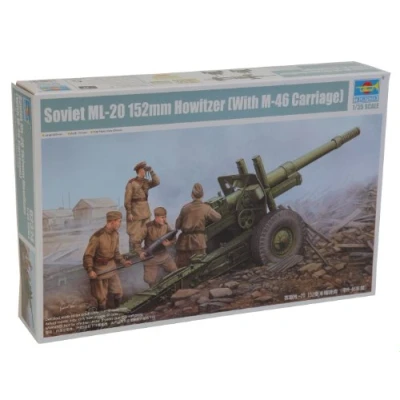 Afbeelding van Sovjet ML 20 152mm Houwitser met M 46 Rijtuig