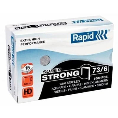 Afbeelding van Rapid Super Sterke Nieten Type 73 Gegalvaniseerd 6 mm 5000 Stuks