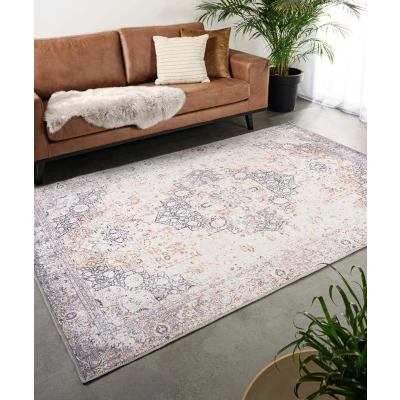 Afbeelding van Vintage Tapijt/Vloerkleed Fade No.2 Grijs 76x150 Cm