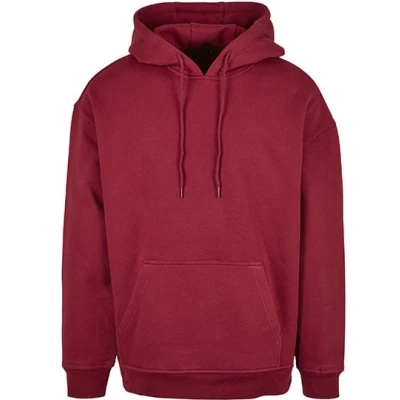 Afbeelding van Basic Oversized Hoodie met capuchon Burgundy XS