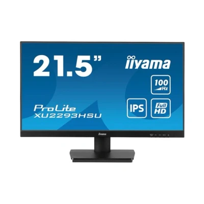 Image de iiyama ProLite XU2293HSU B7 Écran LED 22&quot; (21.5&quot; visualisable) 1920 x 1080 Full HD (1080p) @ 100 Hz IPS 300 cd/m² 1000:1 1 ms HDMI, DisplayPort haut parleurs noir, mat