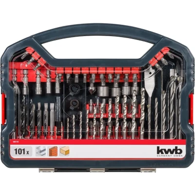 Afbeelding van KWB Bit en borenset 101 delig promobox