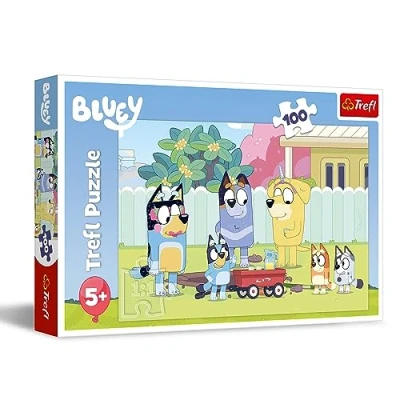 Image de Trefl My Little Pony, Joyeux Univers de Bluey Puzzles 100 Pièces Puzzle Coloré avec des Personnages Bande Dessinée, Divertissement Créatif, Loisir pour les enfants à partir 5 ans