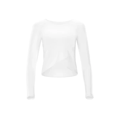 Afbeelding van Winshape Functional Light AND SOFT Cropped AET131LS Longsleeve, Dames, Maat: XXL, Ivory