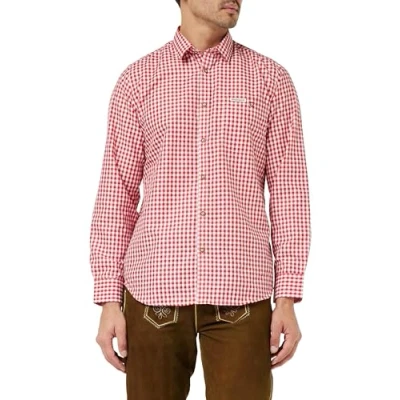 Image de Stockerpoint Trachtenhemden pour homme, Rouge (Rouge), 4XL